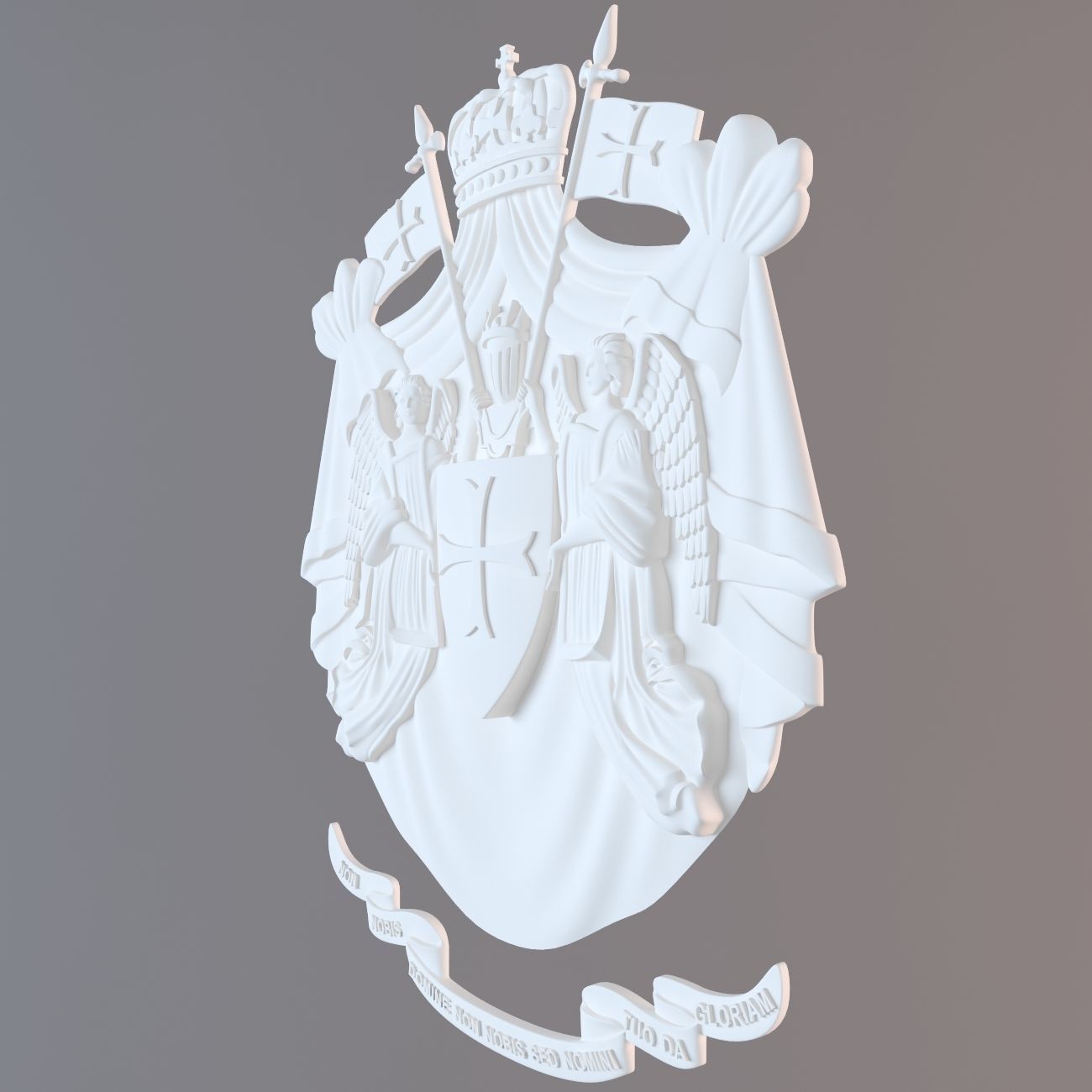 Templar emblem 3D print model_2