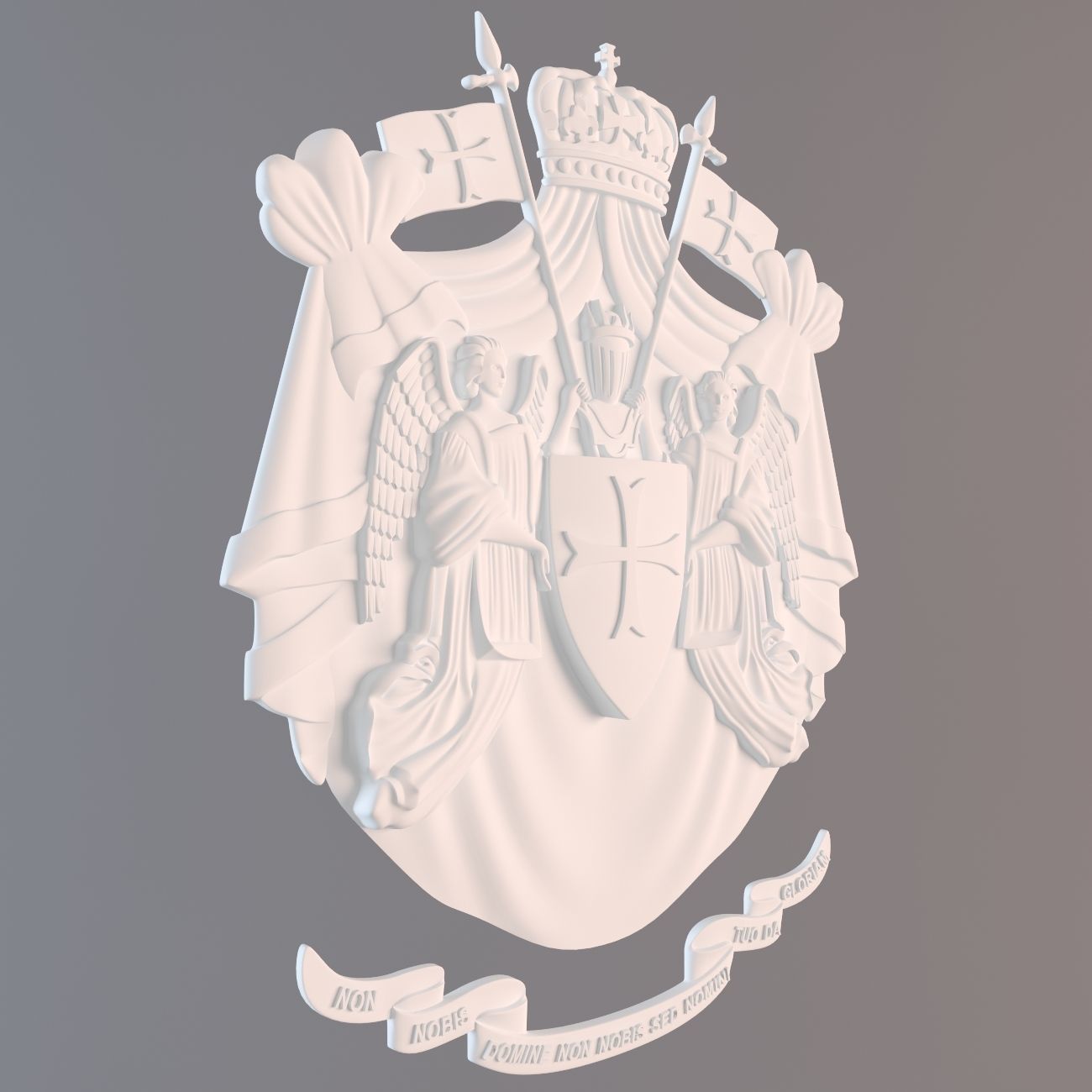 Templar emblem 3D print model_1