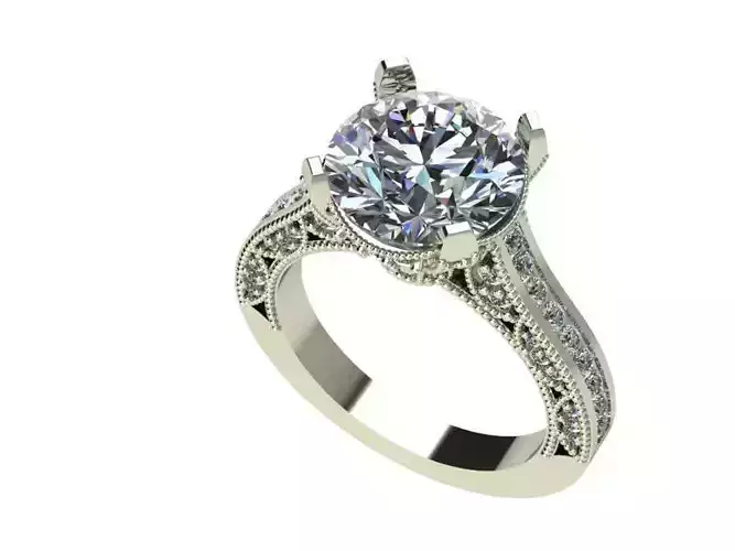 Diamond engagement ring