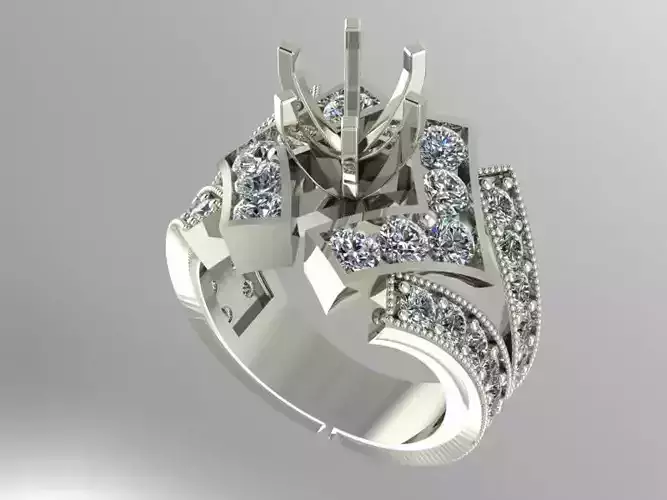 Diamond engagement ring