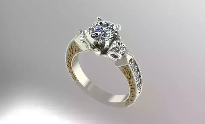 Diamond engagement ring