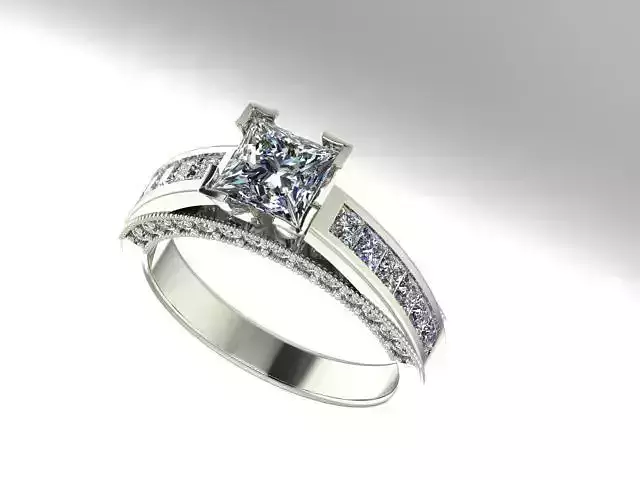princess cut engagement ring