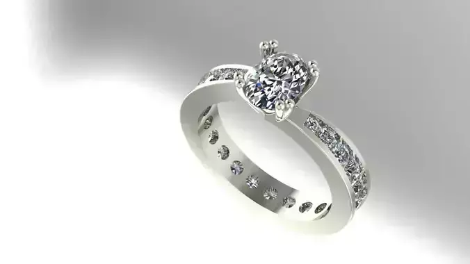 Diamond engagement ring