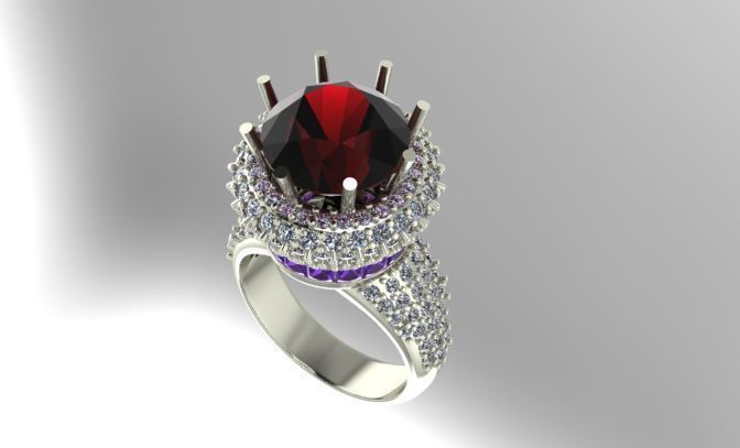 fashion ring 3D print model