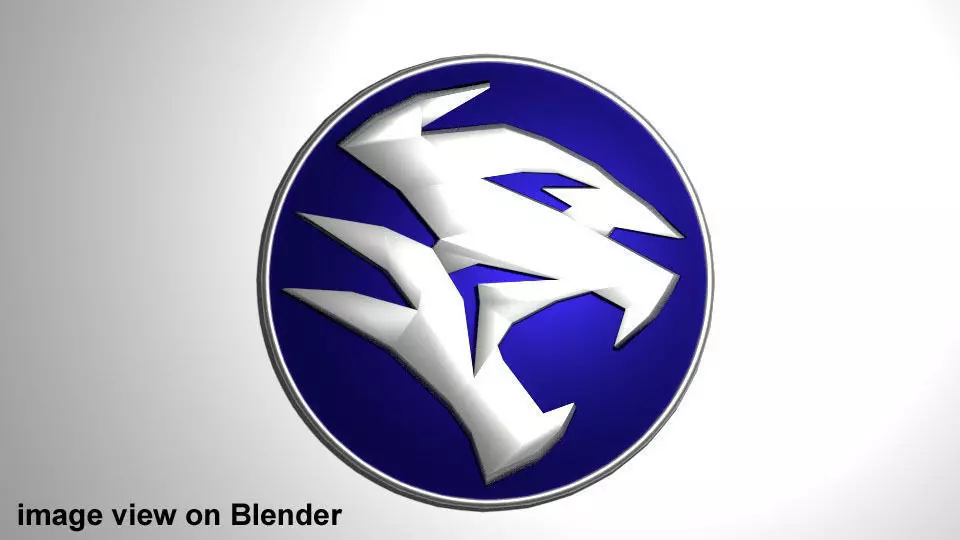 Button Logo Proton Car new design 3D model