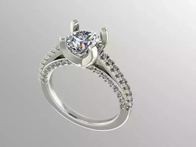 Diamond engagement ring