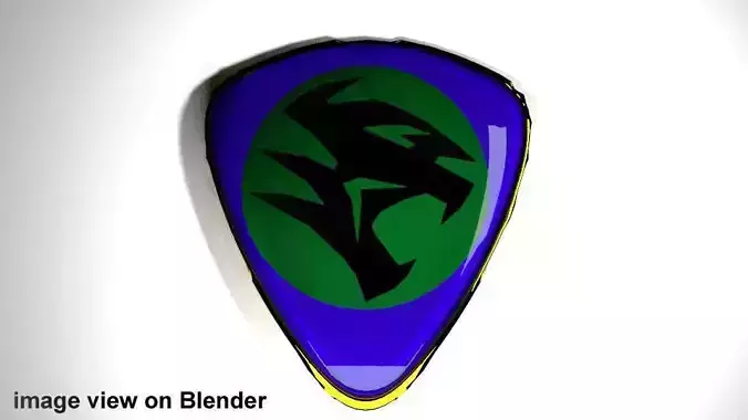 Crest Logo Proton Car new design 3D model