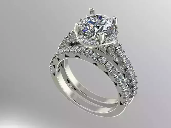 wedding set diamond engagement ring gold