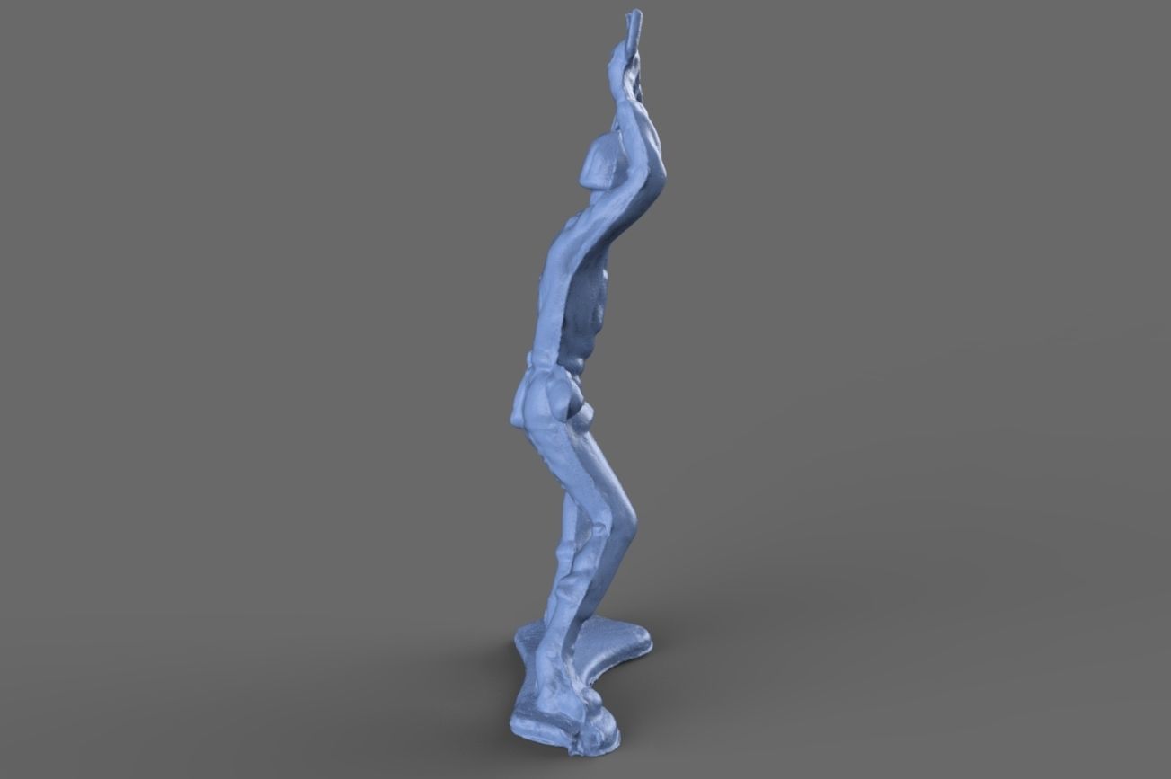 Green Army Man Bayonette 3D model 3D model_3