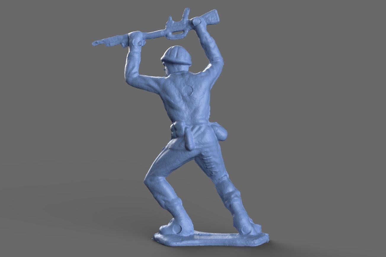 Green Army Man Bayonette 3D model 3D model_2