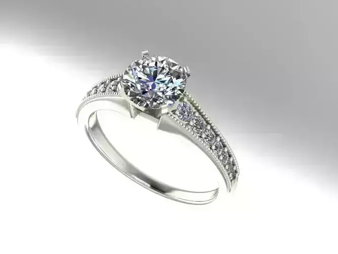 Diamond engagement ring