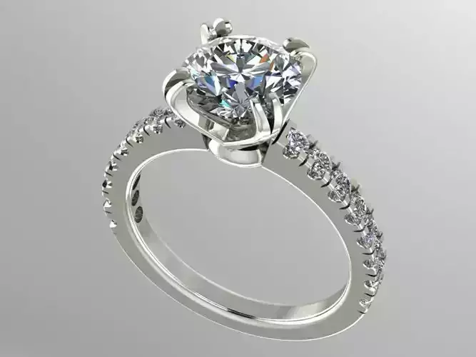 Diamond engagement ring