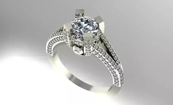 Diamond engagement ring