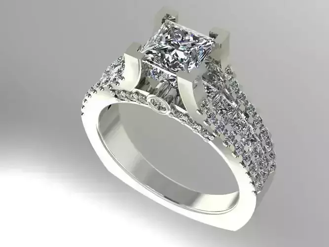Diamond engagement ring