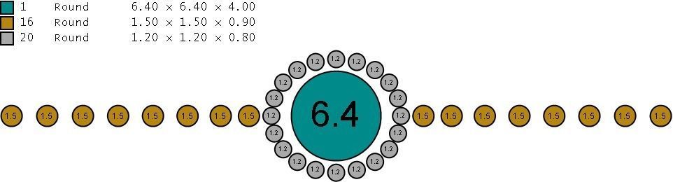 Halo engagement ring 3D print model_2