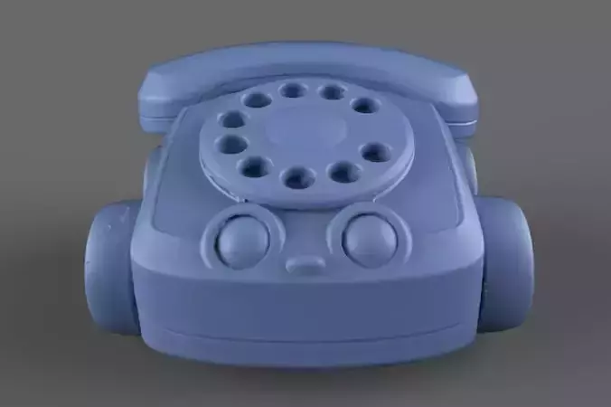 Fisher Price Chatter Phone model 3D model