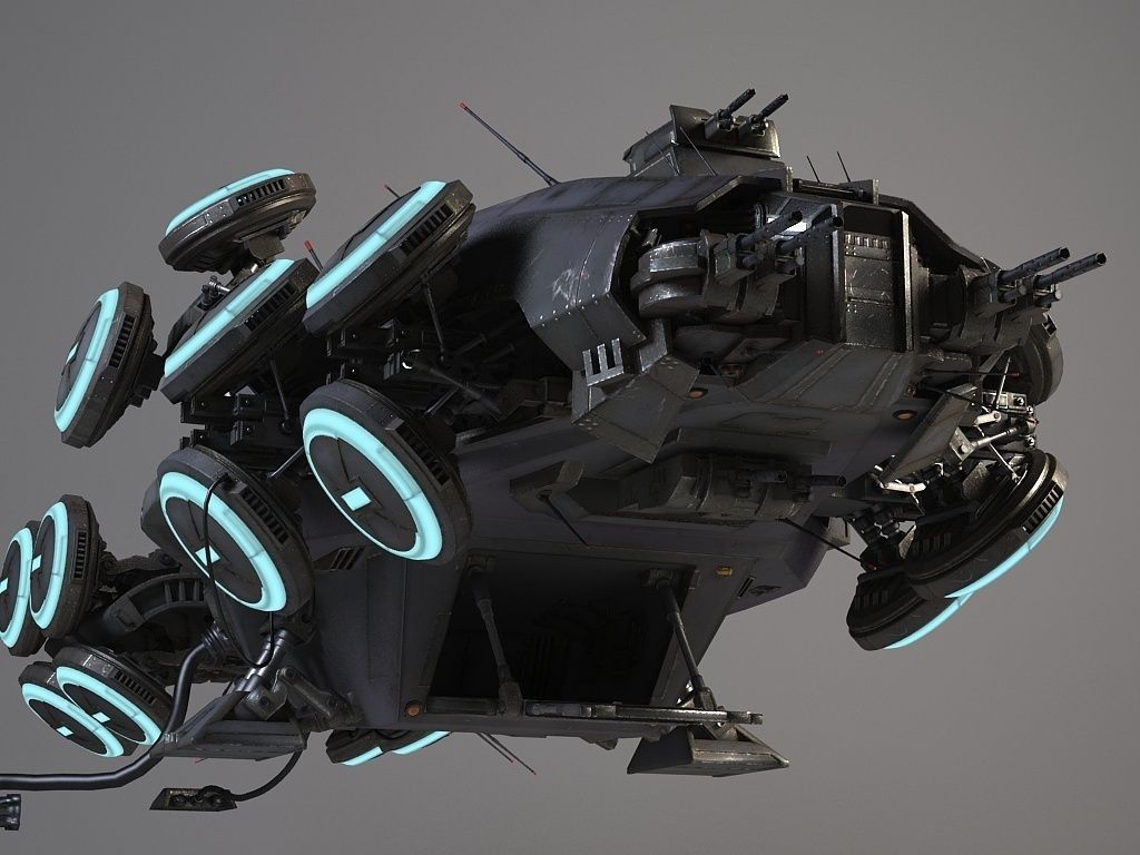 Matrix Howership Movie Spaceshp 3D model_8