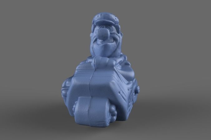 3D Fred Flintstone Toy model 3D model