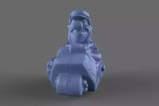 3D Fred Flintstone Toy model 3D model