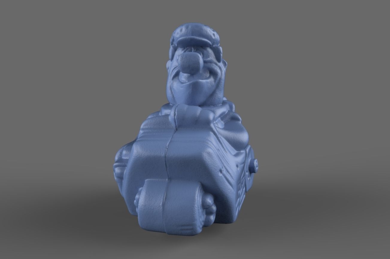 3D Fred Flintstone Toy model 3D model_4