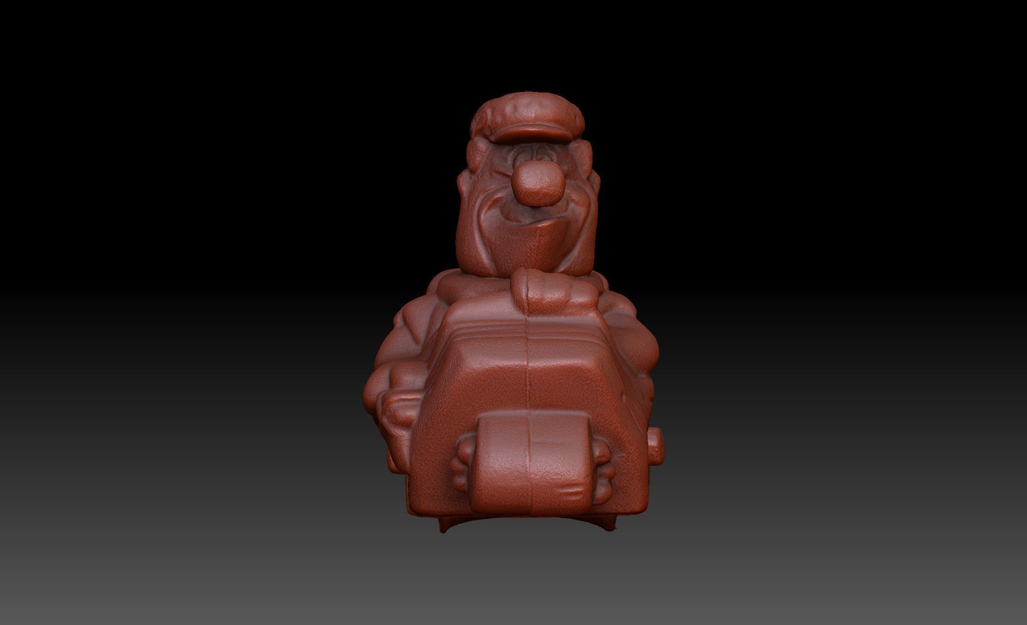 3D Fred Flintstone Toy model 3D model_5