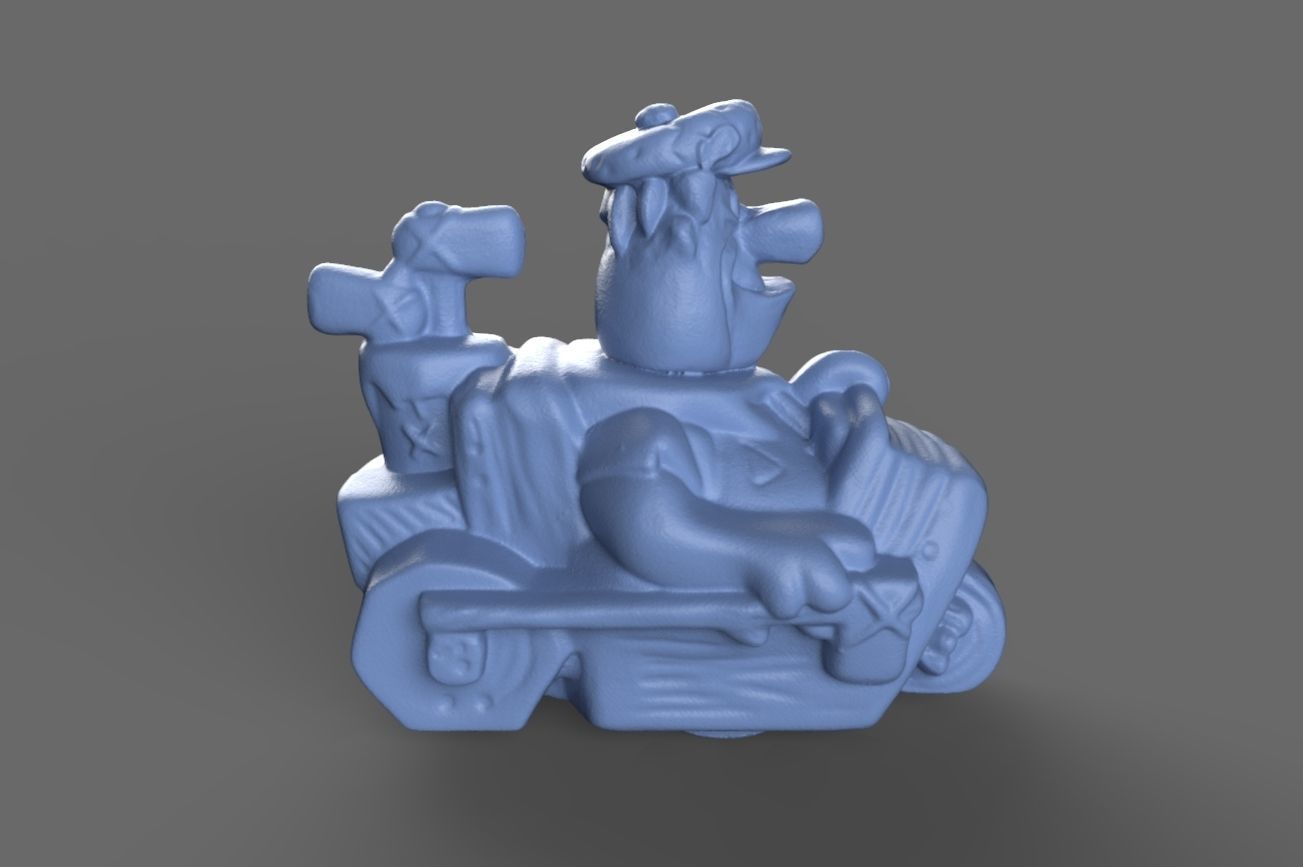 3D Fred Flintstone Toy model 3D model_3