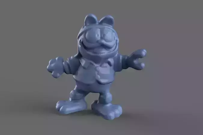 3D model Garfield Toy 1