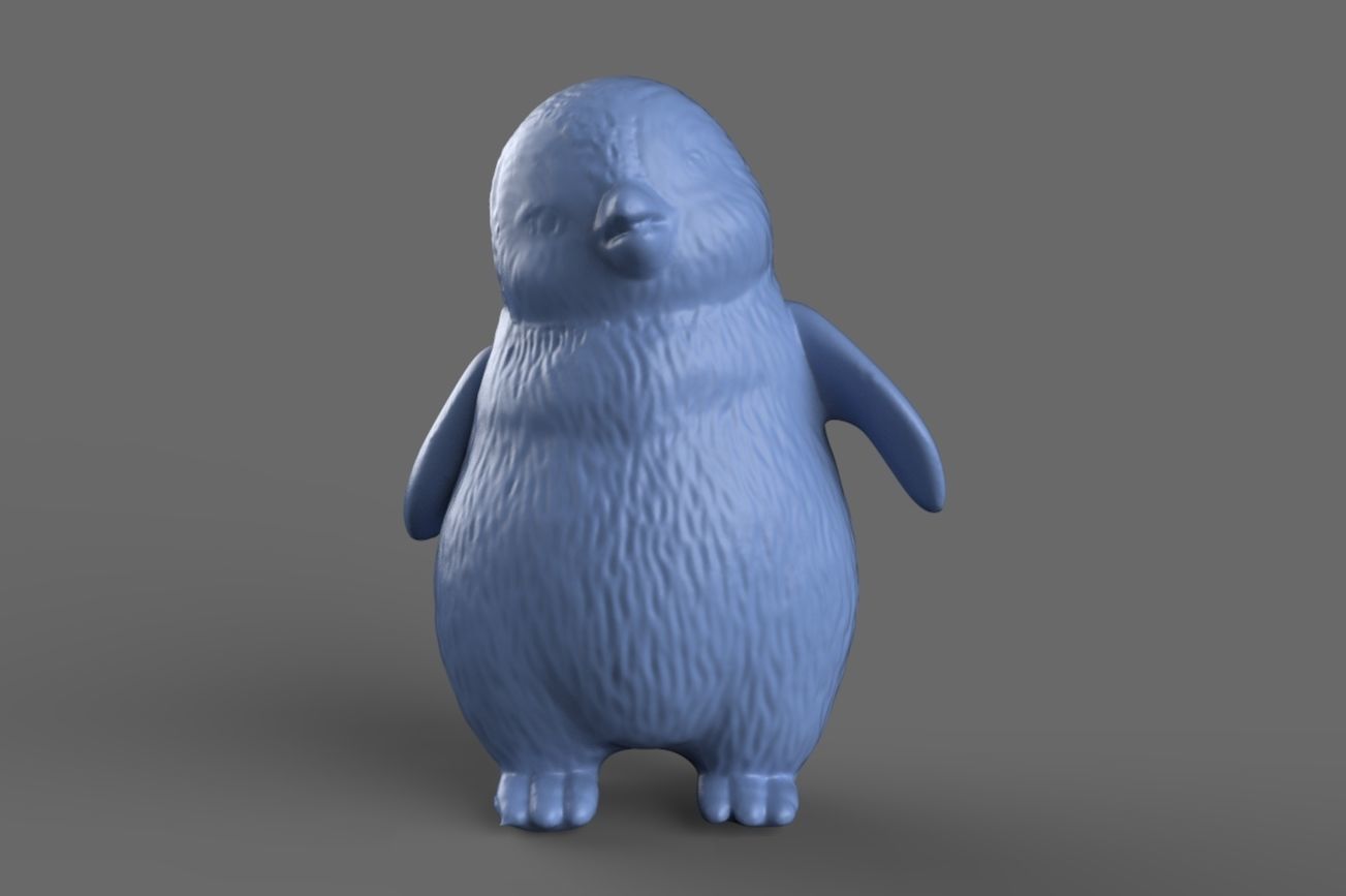 3D Happy Feet Toy 3D model_4