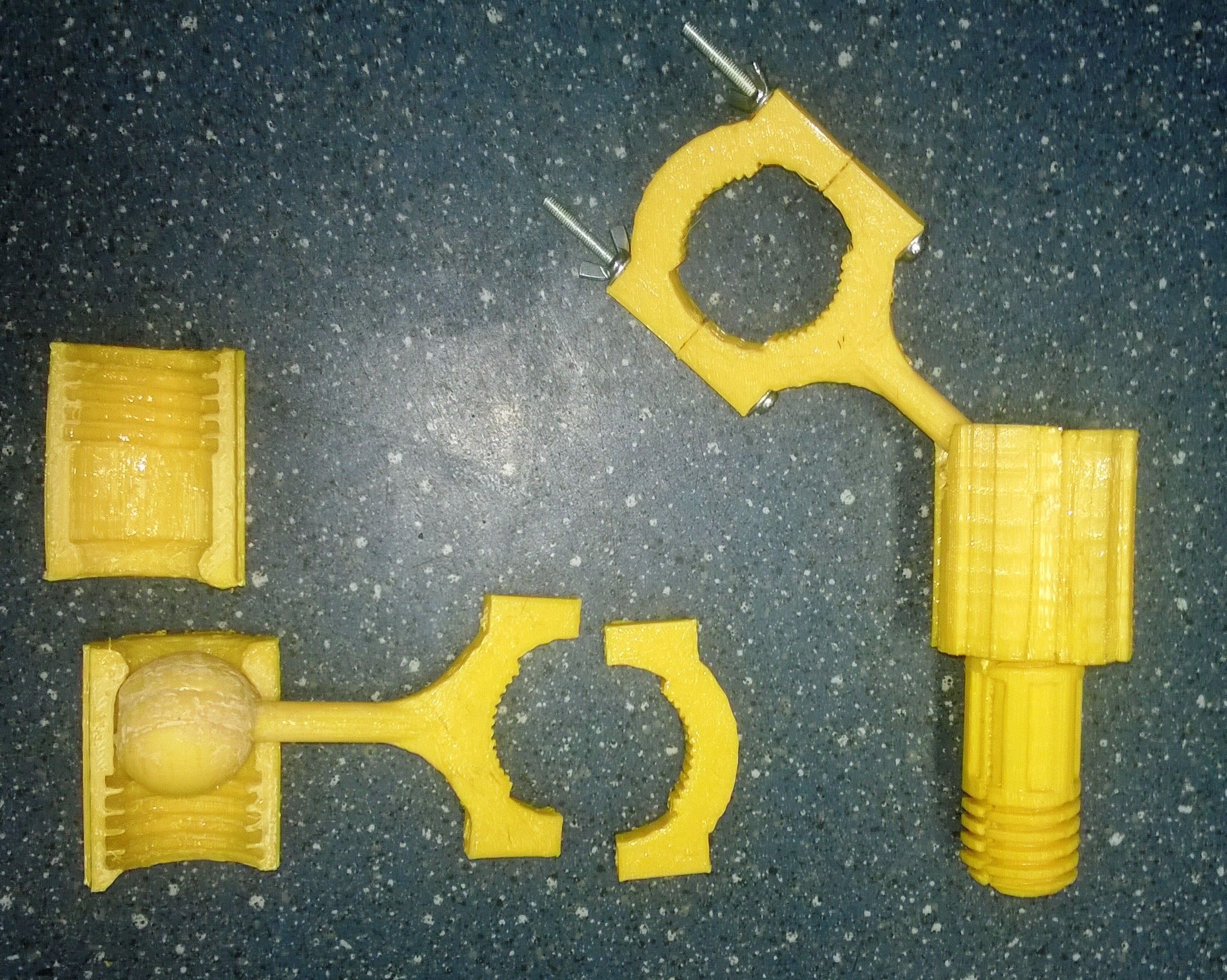 Universal mount 3D print model_7