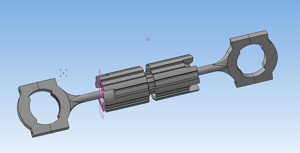 Universal mount 3D print model_5