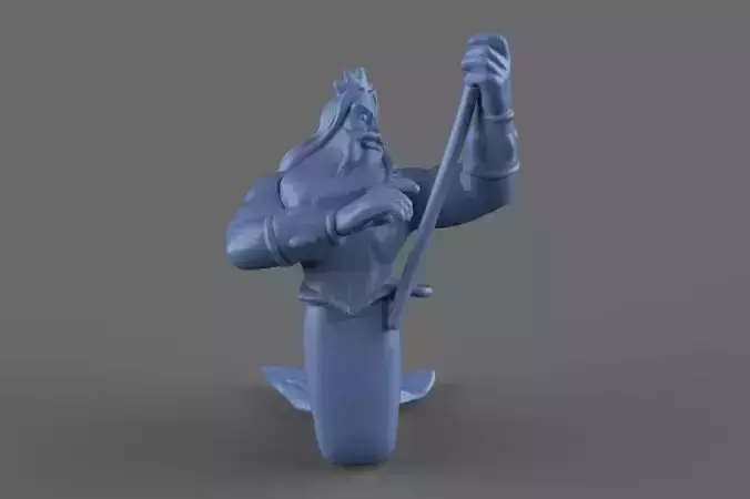 King Triton Toy model