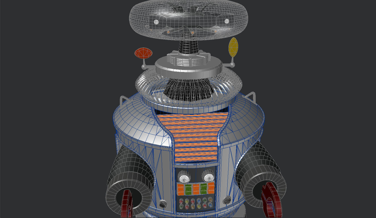 Lost In Space Robot B9 3D model_8