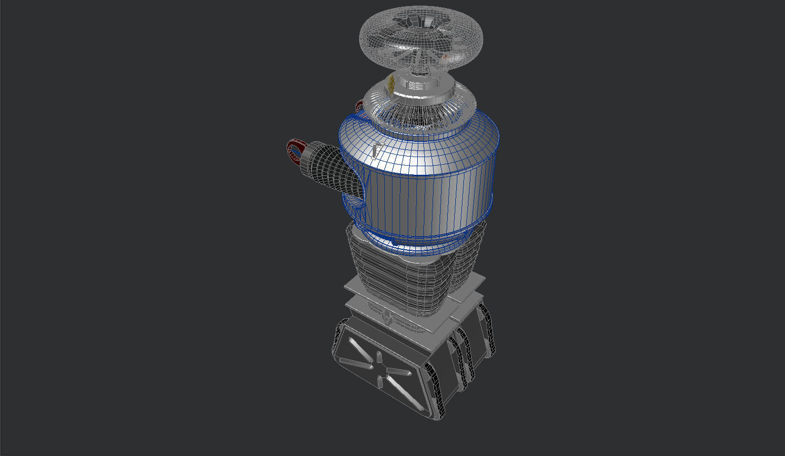 Lost In Space Robot B9 3D model_6