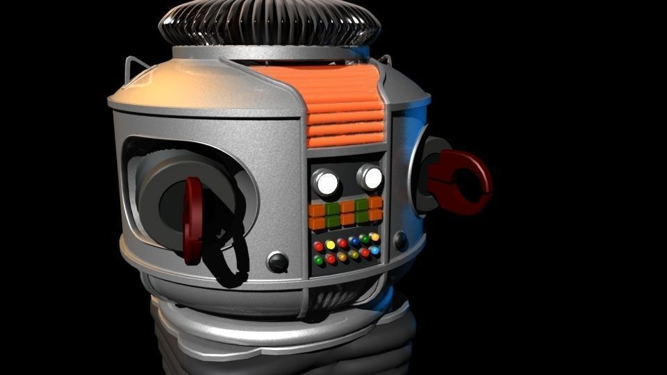 Lost In Space Robot B9 3D model_4