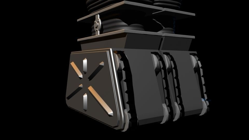 Lost In Space Robot B9 3D model_1