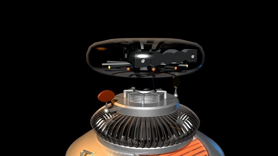 Lost In Space Robot B9 3D model_2