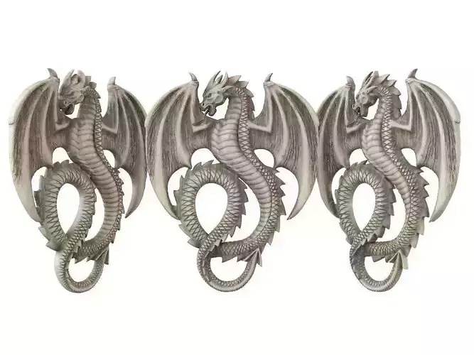 dragon three metal hooks