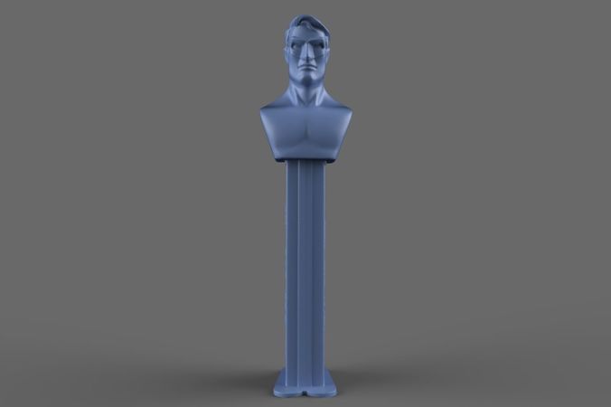Green Lantern Pez Toy 3D model 3D model