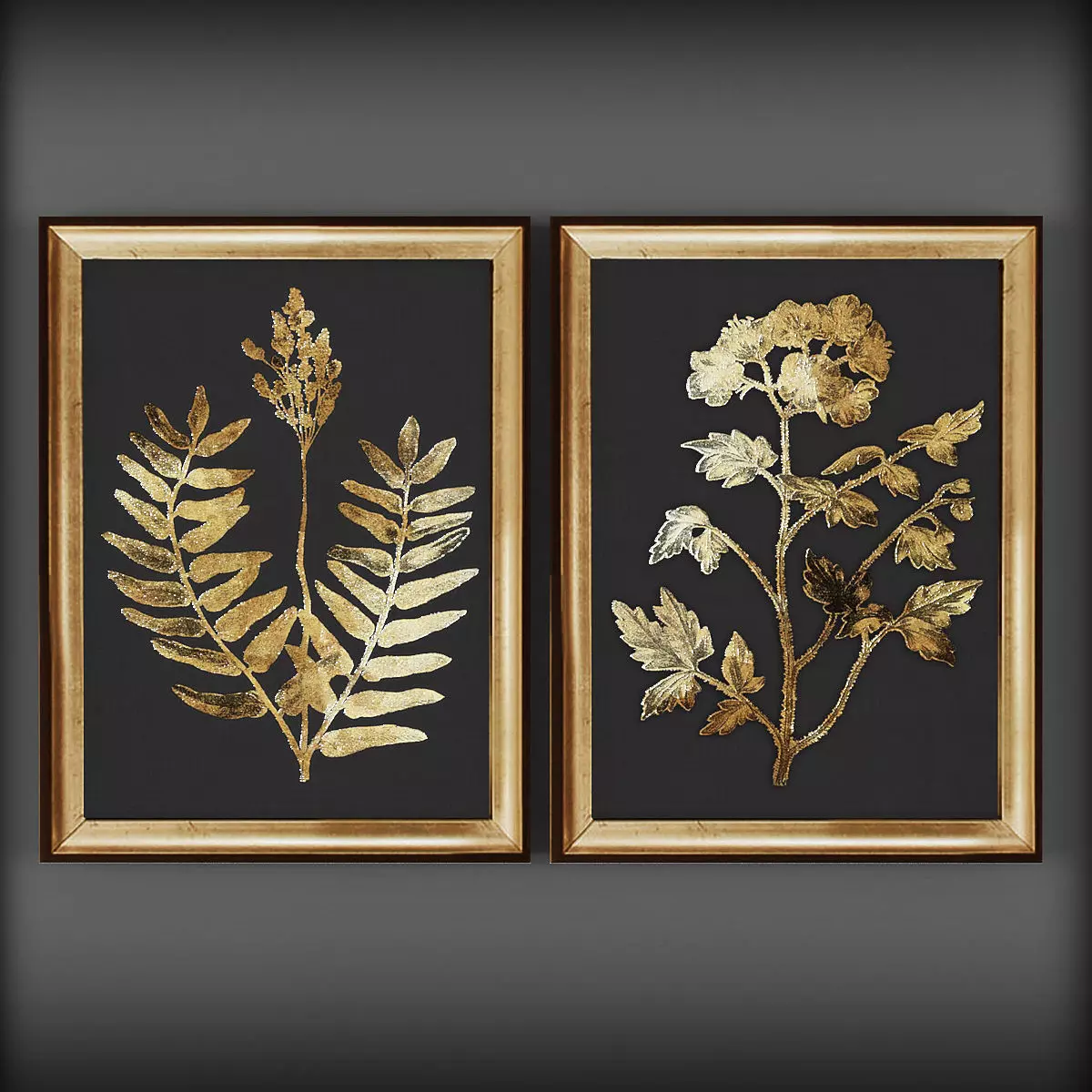 Picture Frames Low-poly 3D model_0