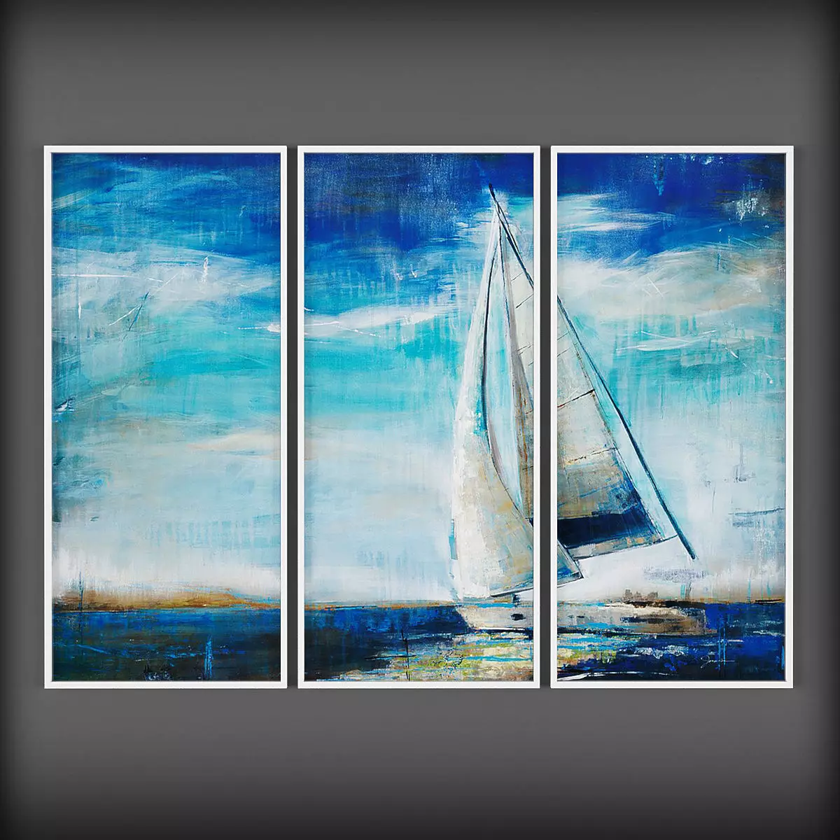 Picture Frames Low-poly 3D model_0