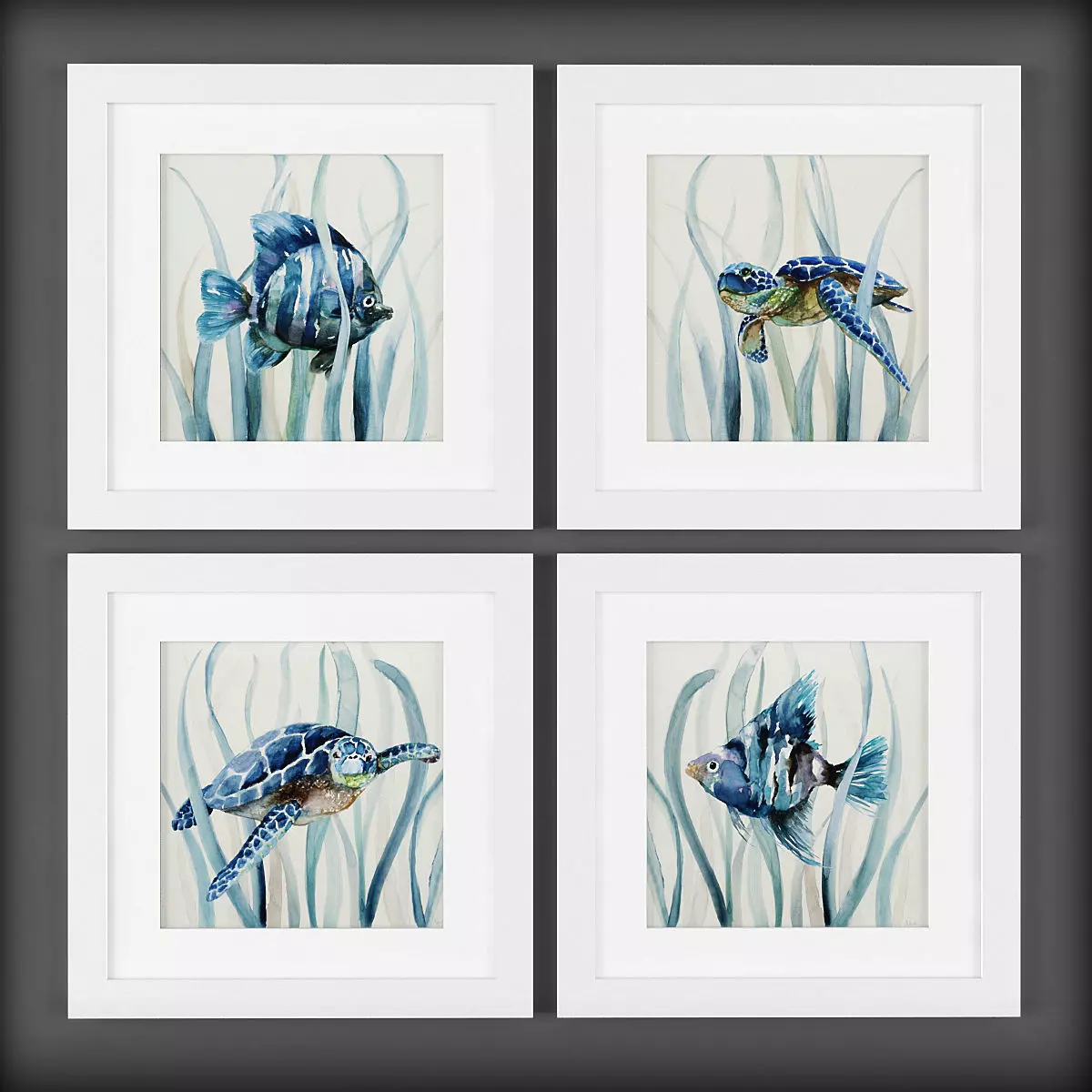 Picture Frames  Low-poly 3D model_0