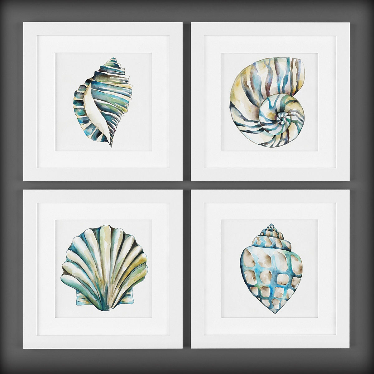 Picture Frames  Low-poly 3D model_1