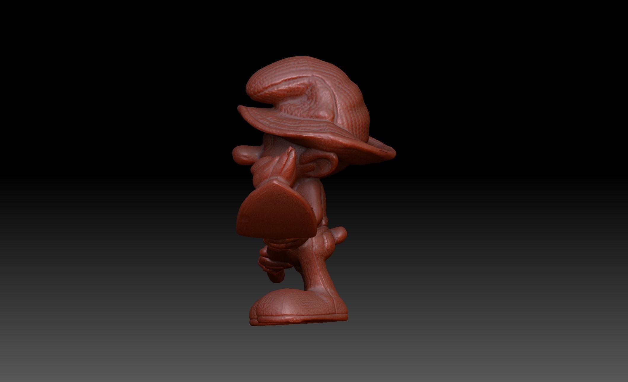 Farmer Smurf Toy 3D model 3D model_6