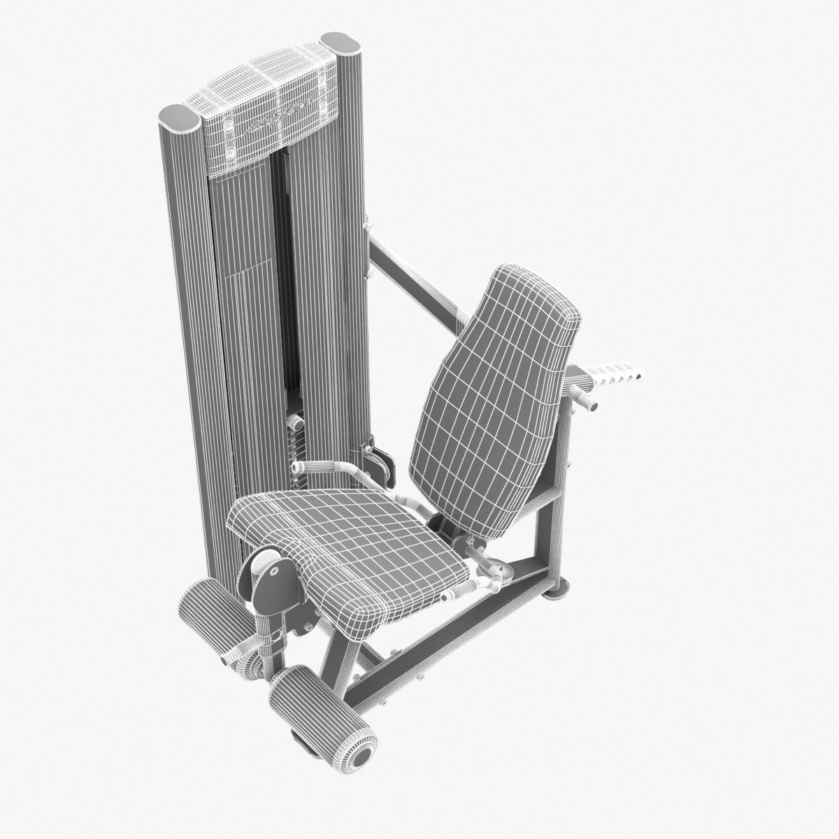 Life Fitness Optima Series Leg Exte 3D model_8
