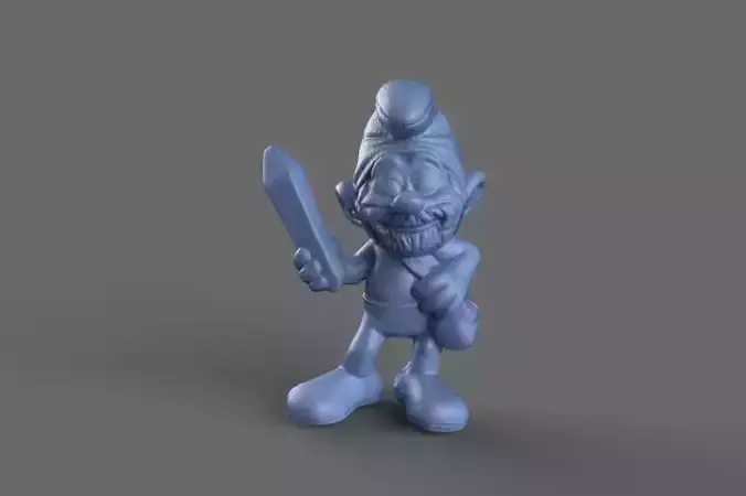 Papa Smurf Toy model