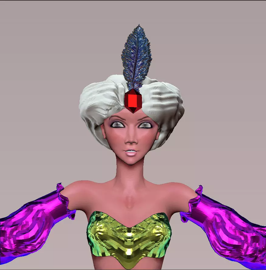 gin11 woman pants Low-poly 3D model