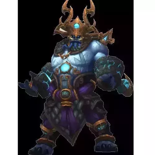 Emperor Lei Shen  Low-poly 3D model