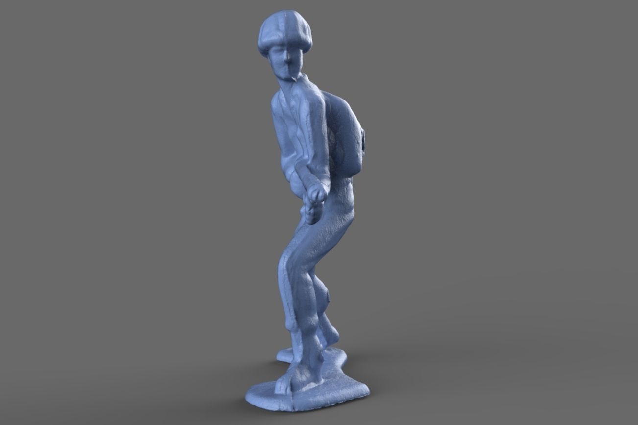 Green Army Men Flamethrower 3D model 3D model_1