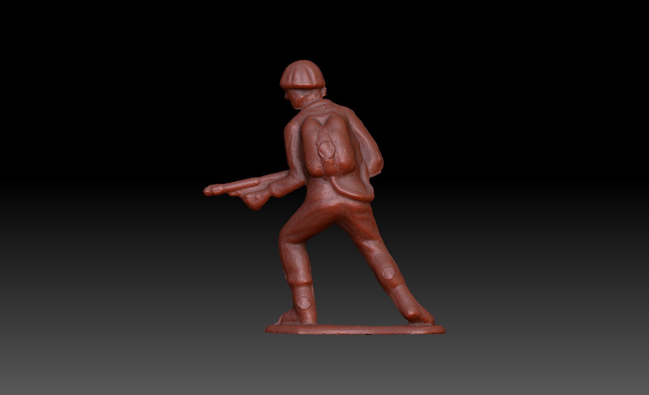 Green Army Men Flamethrower 3D model 3D model_7