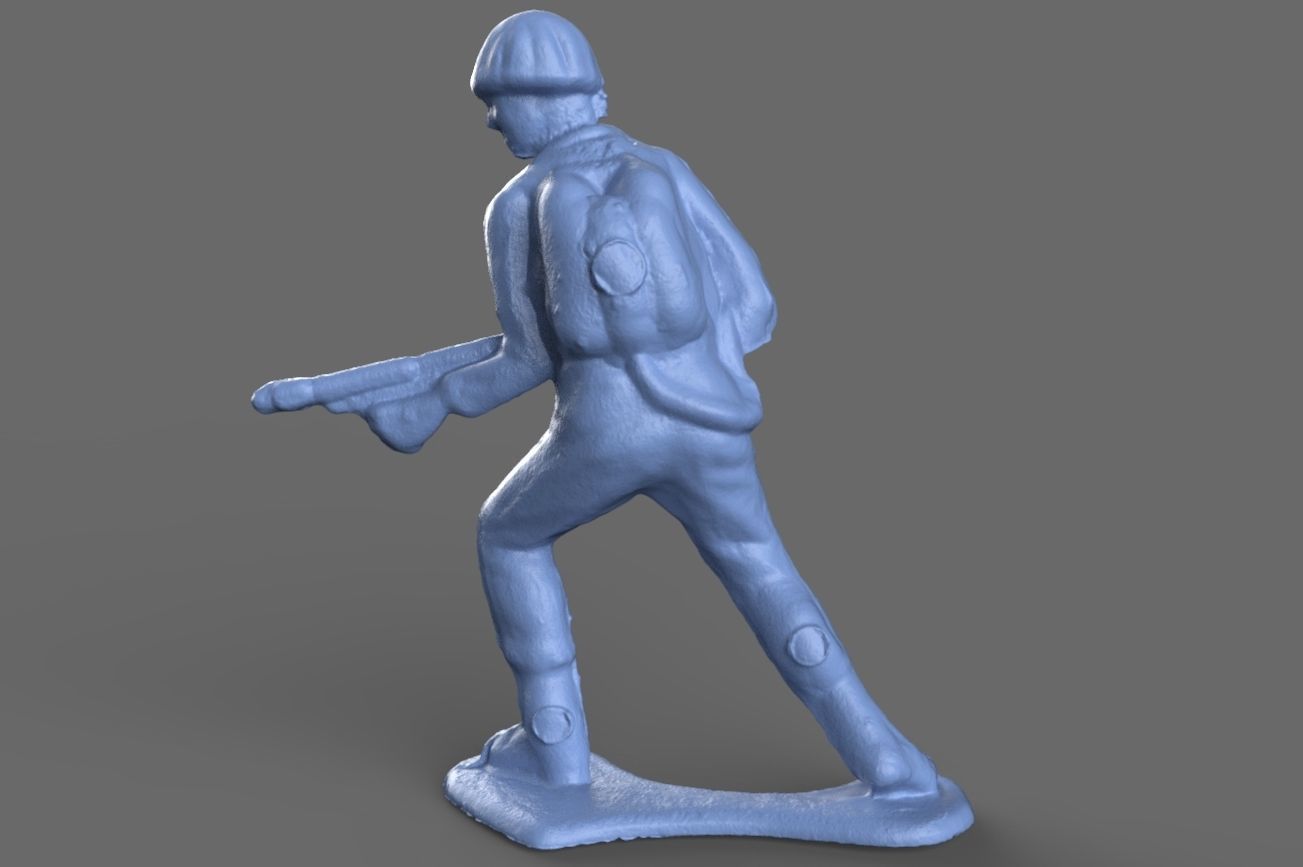 Green Army Men Flamethrower 3D model 3D model_2